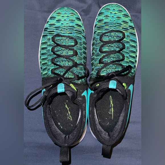 Nike KD 9 Birds of Paradise Clear Jade/Black Men’s Size 13 Excellent Condition - Picture 5 of 10